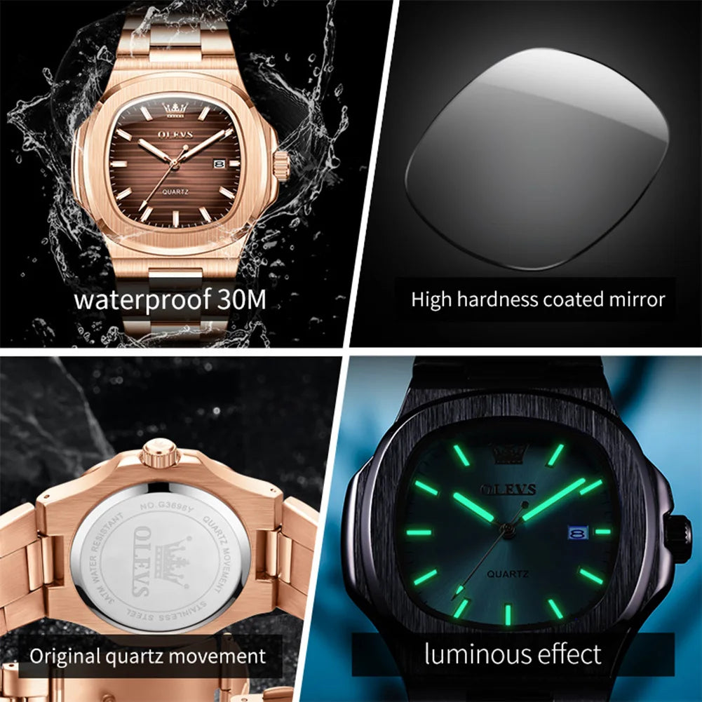 OLEVS Men's Luxury Quartz Watch