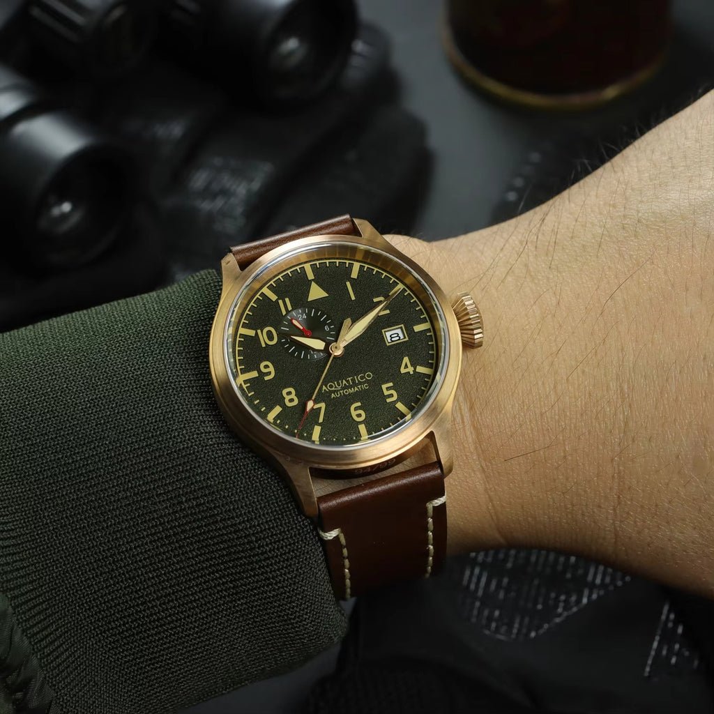 Men's Bronze Pilot Watch